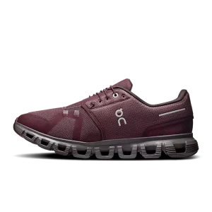 On Cloud 6 Men Mulberry Pebble Shoes