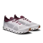 On Cloud 6 Men Versa Silver Maroon Shoes