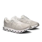 On Cloud 6 Wide Women Pearl White Shoes