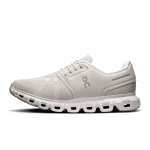 On Cloud 6 Wide Women Pearl White Shoes