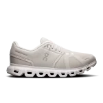 On Cloud 6 Wide Women Pearl White Shoes