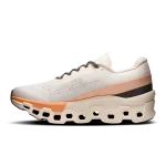 On Cloudmonster 2 Women Ivory Tangerine Shoes