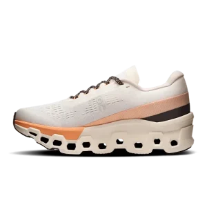 On Cloudmonster 2 Women Ivory Tangerine Shoes