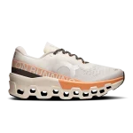 On Cloudmonster 2 Women Ivory Tangerine Shoes