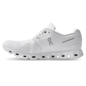on cloud 5​ Men All White Shoes