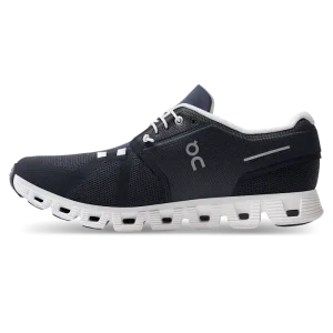 on cloud 5​ Men Midnight White Shoes